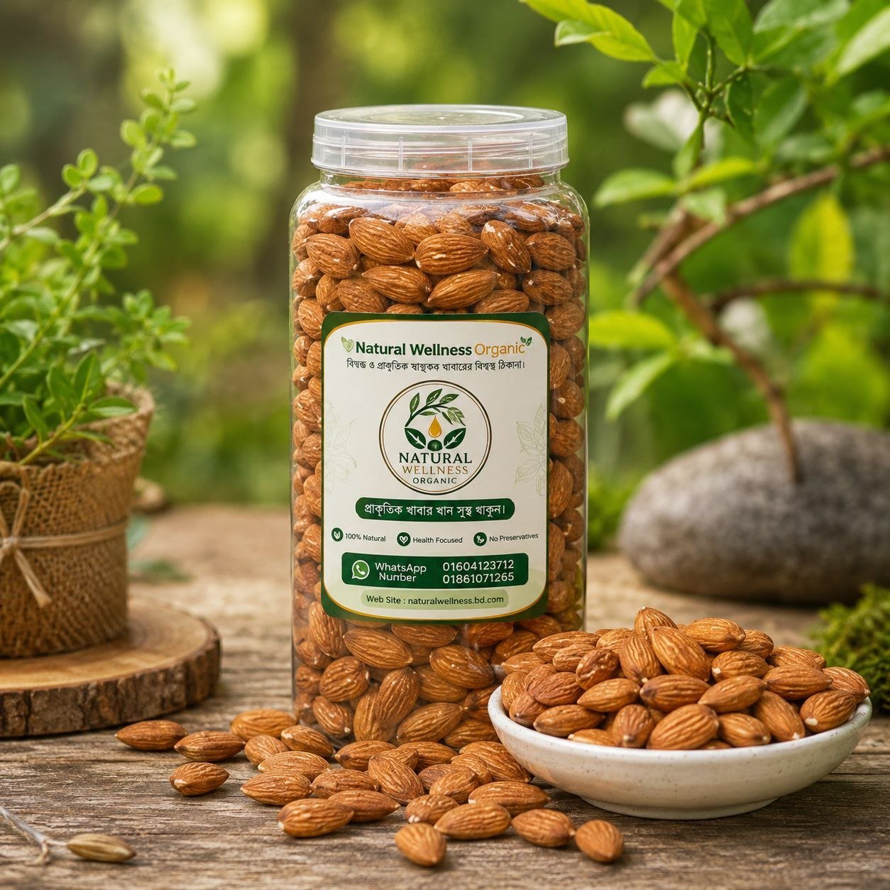 কাঠ বাদাম / Raw Almond